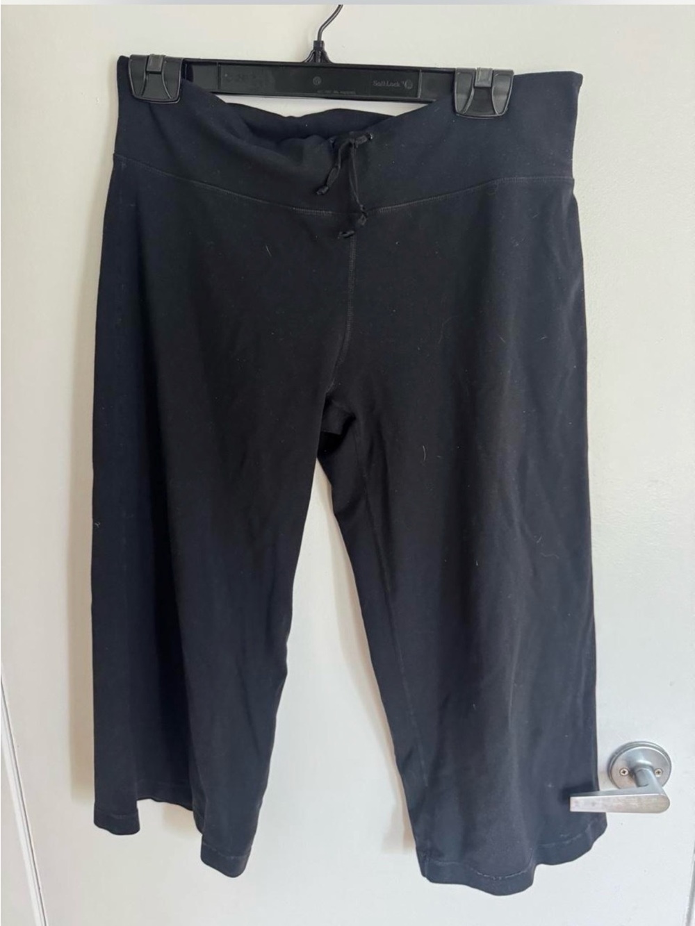 lululemon athletica Black Wide-Leg Drawstring Track Pants